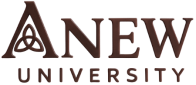 Anew Logo Dark Brown flatter 3D