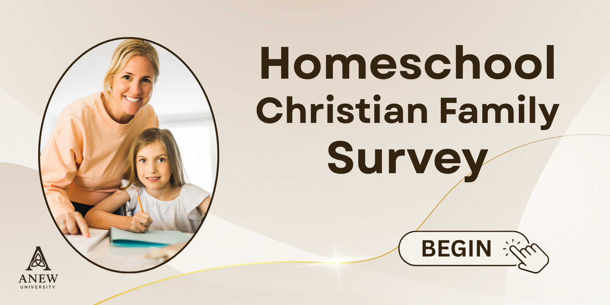 Homeschool Christian Family Survey Link Image